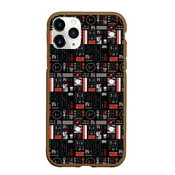 Чехол iPhone 11 Pro матовый Twenty One Pilots: Pattern, цвет: 3D-коричневый