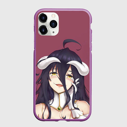 Чехол iPhone 11 Pro матовый Albedo / 3D-Фиолетовый – фото 1