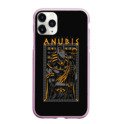 Чехол iPhone 11 Pro матовый Anubis / 3D-Розовый – фото 1