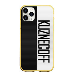 Чехол iPhone 11 Pro матовый KUZNECOFF, цвет: 3D-желтый