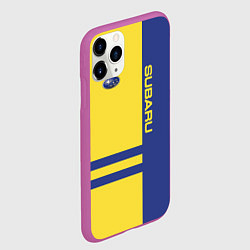 Чехол iPhone 11 Pro матовый Subaru, цвет: 3D-фиолетовый — фото 2