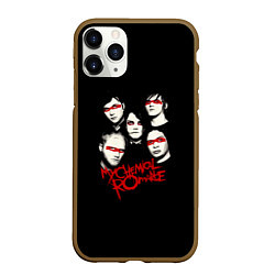 Чехол iPhone 11 Pro матовый My Chemical Romance Boys, цвет: 3D-коричневый