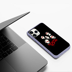 Чехол iPhone 11 Pro матовый My Chemical Romance Boys, цвет: 3D-светло-сиреневый — фото 2