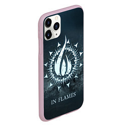 Чехол iPhone 11 Pro матовый In Flames: Cold Fire, цвет: 3D-розовый — фото 2