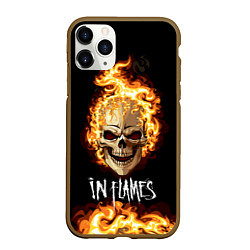 Чехол iPhone 11 Pro матовый In Flames, цвет: 3D-коричневый