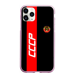 Чехол iPhone 11 Pro матовый СССР: Black Collection