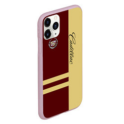 Чехол iPhone 11 Pro матовый Cadillac, цвет: 3D-розовый — фото 2