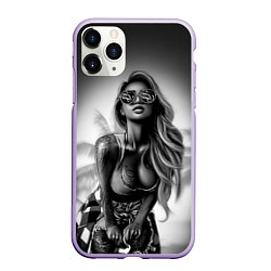 Чехол iPhone 11 Pro матовый Trap Girl