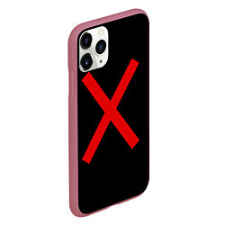 Чехол iPhone 11 Pro матовый MONSTA X 7, цвет: 3D-малиновый — фото 2