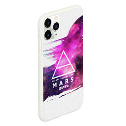 Чехол iPhone 11 Pro матовый 30 STM: Space Wave, цвет: 3D-белый — фото 2