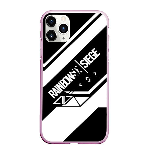 Чехол iPhone 11 Pro матовый RAINBOW SIX SIEGE R6S / 3D-Розовый – фото 1