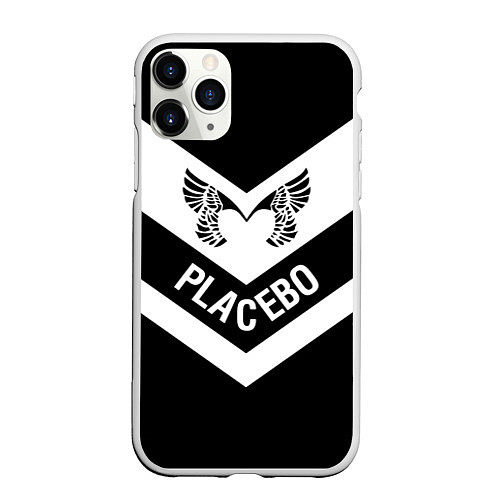 Чехол iPhone 11 Pro матовый Placebo / 3D-Белый – фото 1
