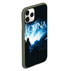 Чехол iPhone 11 Pro матовый Louna, цвет: 3D-темно-зеленый — фото 2