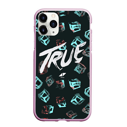 Чехол iPhone 11 Pro матовый Avicii: True / 3D-Розовый – фото 1