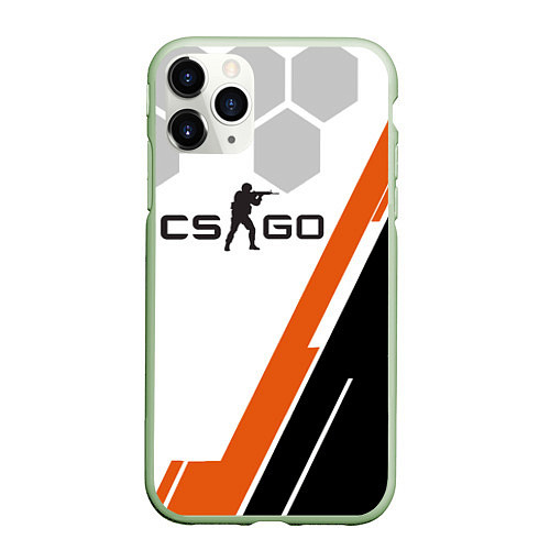 Чехол iPhone 11 Pro матовый CS:GO Sport Series / 3D-Салатовый – фото 1