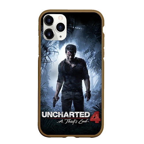 Чехол iPhone 11 Pro матовый Uncharted 4: A Thief's End / 3D-Коричневый – фото 1