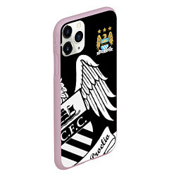Чехол iPhone 11 Pro матовый FC Manchester City: Exclusive, цвет: 3D-розовый — фото 2