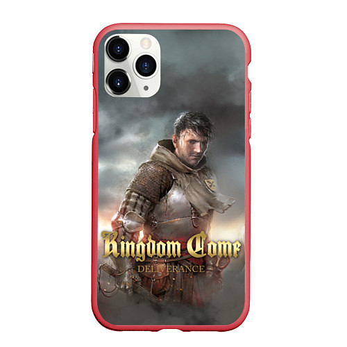 Чехол iPhone 11 Pro матовый Kingdom Come: Henry KC / 3D-Красный – фото 1