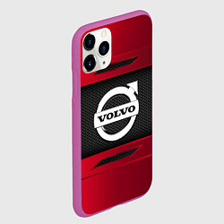 Чехол iPhone 11 Pro матовый Volvo Sport, цвет: 3D-фиолетовый — фото 2