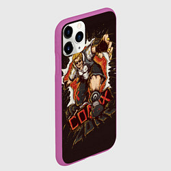 Чехол iPhone 11 Pro матовый Comix Zone, цвет: 3D-фиолетовый — фото 2