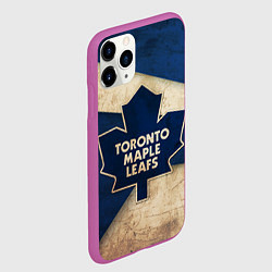 Чехол iPhone 11 Pro матовый HC Toronto: Old Style, цвет: 3D-фиолетовый — фото 2