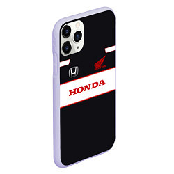 Чехол iPhone 11 Pro матовый Honda Sport, цвет: 3D-светло-сиреневый — фото 2