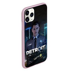 Чехол iPhone 11 Pro матовый Detroit: Connor, цвет: 3D-розовый — фото 2