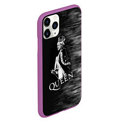 Чехол iPhone 11 Pro матовый Black Queen, цвет: 3D-фиолетовый — фото 2