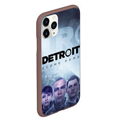 Чехол iPhone 11 Pro матовый Detroit: Become Human, цвет: 3D-коричневый — фото 2