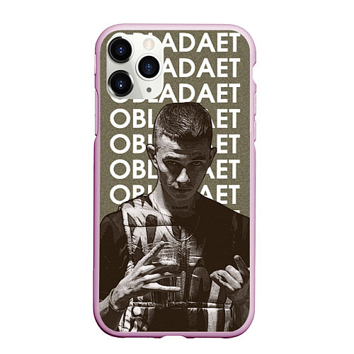 Чехол iPhone 11 Pro матовый OBLADAET / 3D-Розовый – фото 1