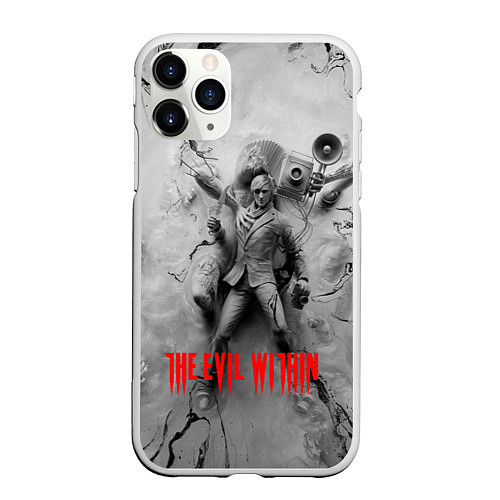 Чехол iPhone 11 Pro матовый The Evil Within / 3D-Белый – фото 1
