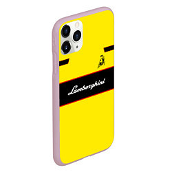 Чехол iPhone 11 Pro матовый Lamborghini Style, цвет: 3D-розовый — фото 2