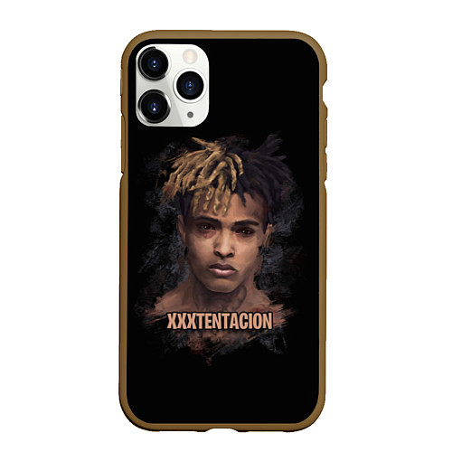 Чехол iPhone 11 Pro матовый Jahseh Onfroy / 3D-Коричневый – фото 1