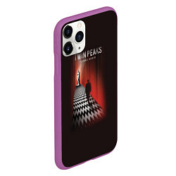 Чехол iPhone 11 Pro матовый Twin Peaks: Firewalk with me, цвет: 3D-фиолетовый — фото 2