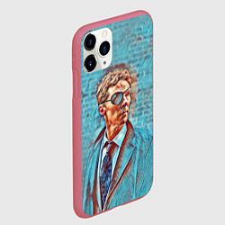 Чехол iPhone 11 Pro матовый Melrose Patrick, цвет: 3D-малиновый — фото 2