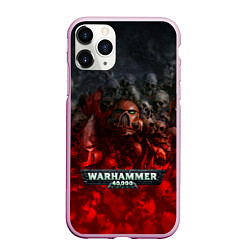 Чехол iPhone 11 Pro матовый Warhammer 40000: Dawn Of War, цвет: 3D-розовый