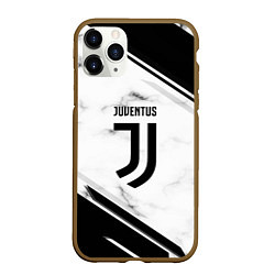 Чехол iPhone 11 Pro матовый Juventus, цвет: 3D-коричневый