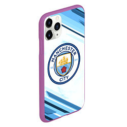 Чехол iPhone 11 Pro матовый Manchester city, цвет: 3D-фиолетовый — фото 2