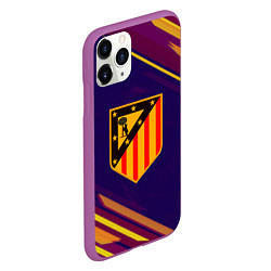 Чехол iPhone 11 Pro матовый Atletico Madrid, цвет: 3D-фиолетовый — фото 2