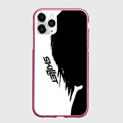 Чехол iPhone 11 Pro матовый Skillet Shadow, цвет: 3D-малиновый