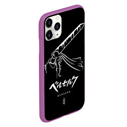 Чехол iPhone 11 Pro матовый Berserk Khight, цвет: 3D-фиолетовый — фото 2