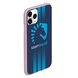 Чехол iPhone 11 Pro матовый Team Liquid: Lines E-Sport, цвет: 3D-розовый — фото 2