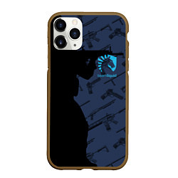 Чехол iPhone 11 Pro матовый CS:GO Team Liquid, цвет: 3D-коричневый