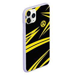 Чехол iPhone 11 Pro матовый FC Borussia: BVB Sport, цвет: 3D-светло-сиреневый — фото 2