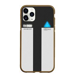 Чехол iPhone 11 Pro матовый RK900: Become Human, цвет: 3D-коричневый