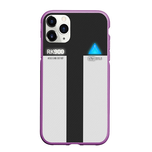 Чехол iPhone 11 Pro матовый RK900: Become Human / 3D-Фиолетовый – фото 1