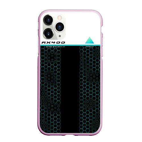 Чехол iPhone 11 Pro матовый AX400: Detroit Human / 3D-Розовый – фото 1