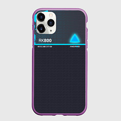Чехол iPhone 11 Pro матовый Detroit: RK800, цвет: 3D-фиолетовый