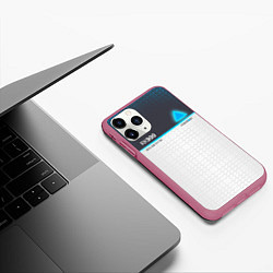 Чехол iPhone 11 Pro матовый Detroit: RK900, цвет: 3D-малиновый — фото 2