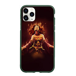 Чехол iPhone 11 Pro матовый Lina: Hell Flame